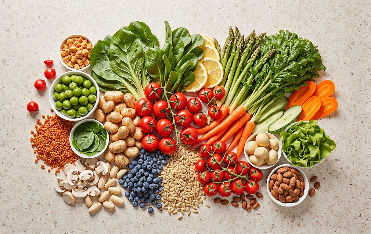 Gesunde Ernährungskomponenten